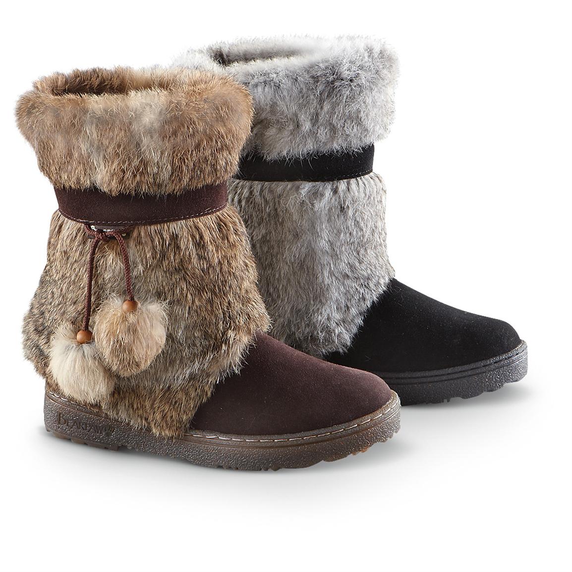 Women's Bearpaw® Tama II Rabbit Fur Boots - 207233, Casual Shoes at ...