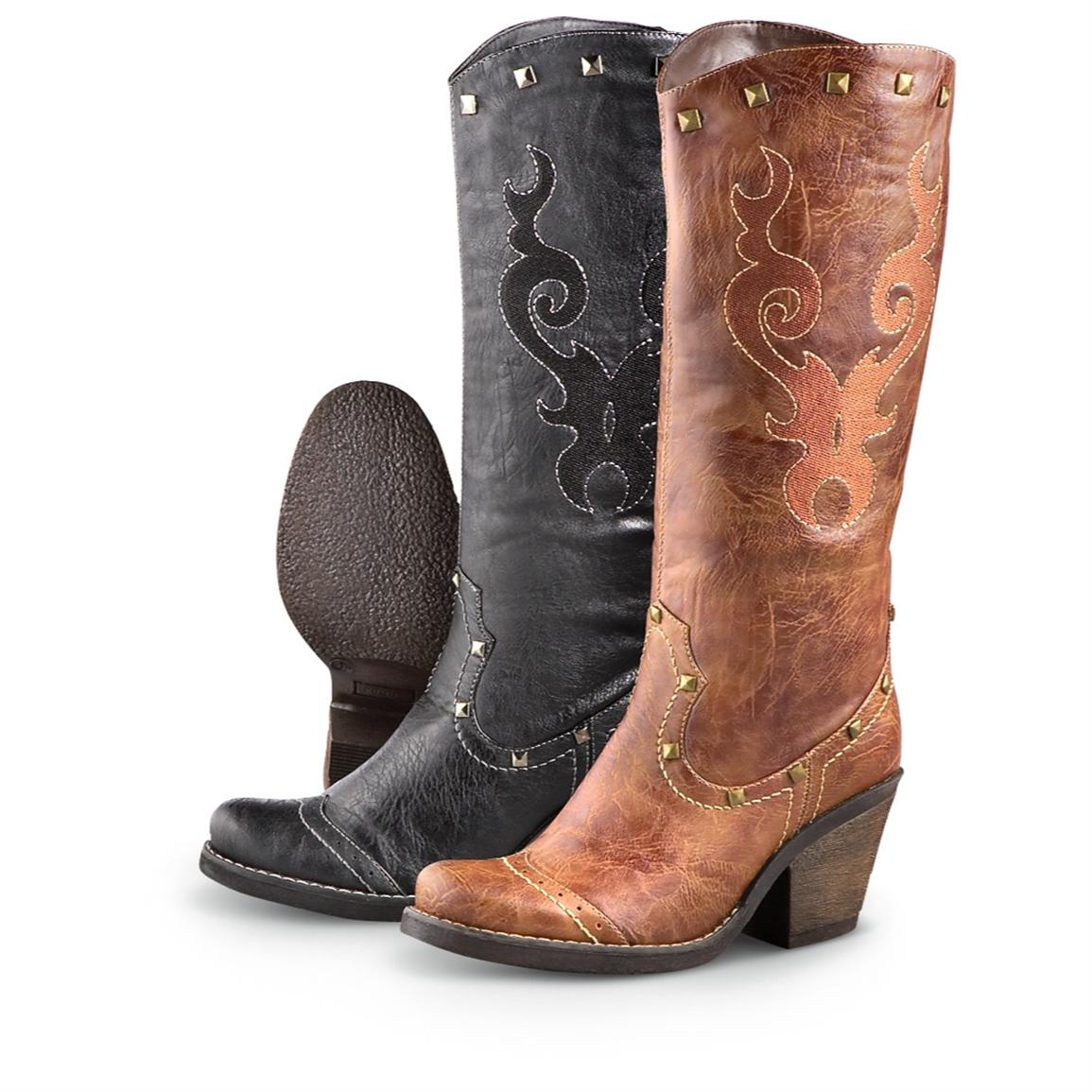 Women's Apres New Country Boots - 207259, Western & Cowboy Boots at