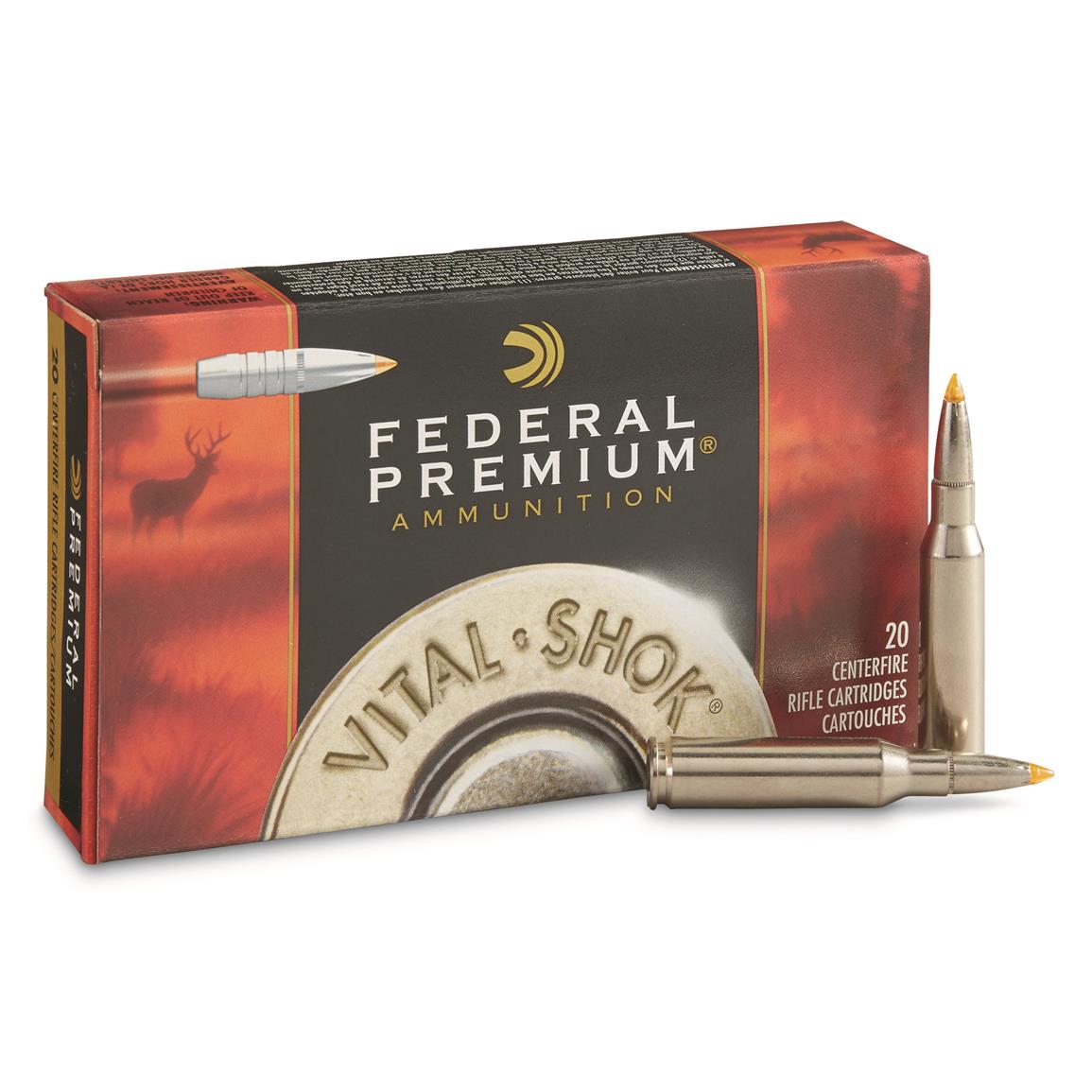 Federal Trophy Bonded Tip, 7mm - 08 Rem Magnum, 140 Grain, 20 Rounds 