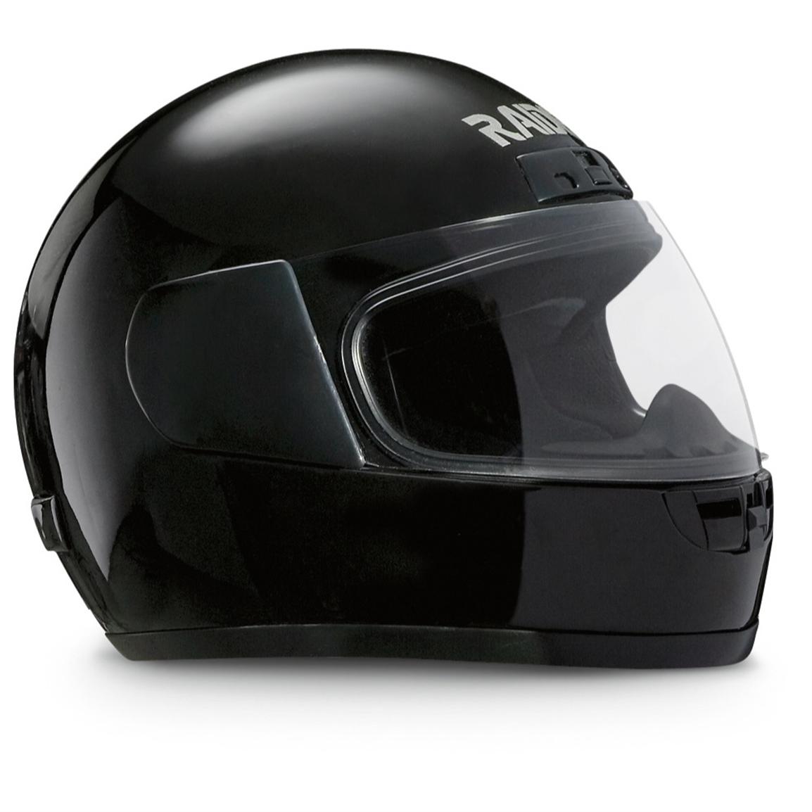 Raider™ Full - face Helmet, Black - 207347, Helmets & Goggles at Sportsman's Guide