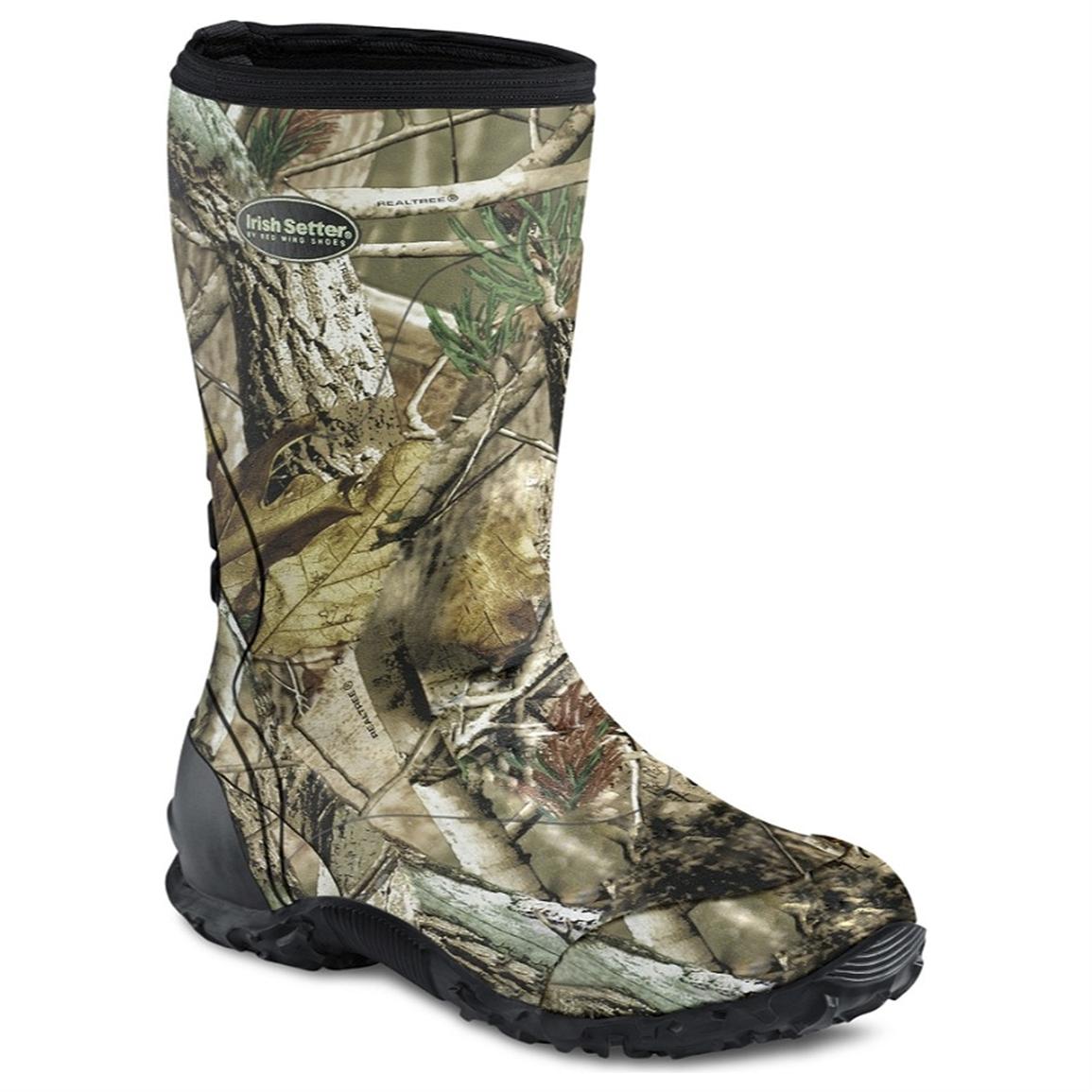 Men's Irish Setter® 12" Taskmaster Rubber Boots, Black 207517, Rubber