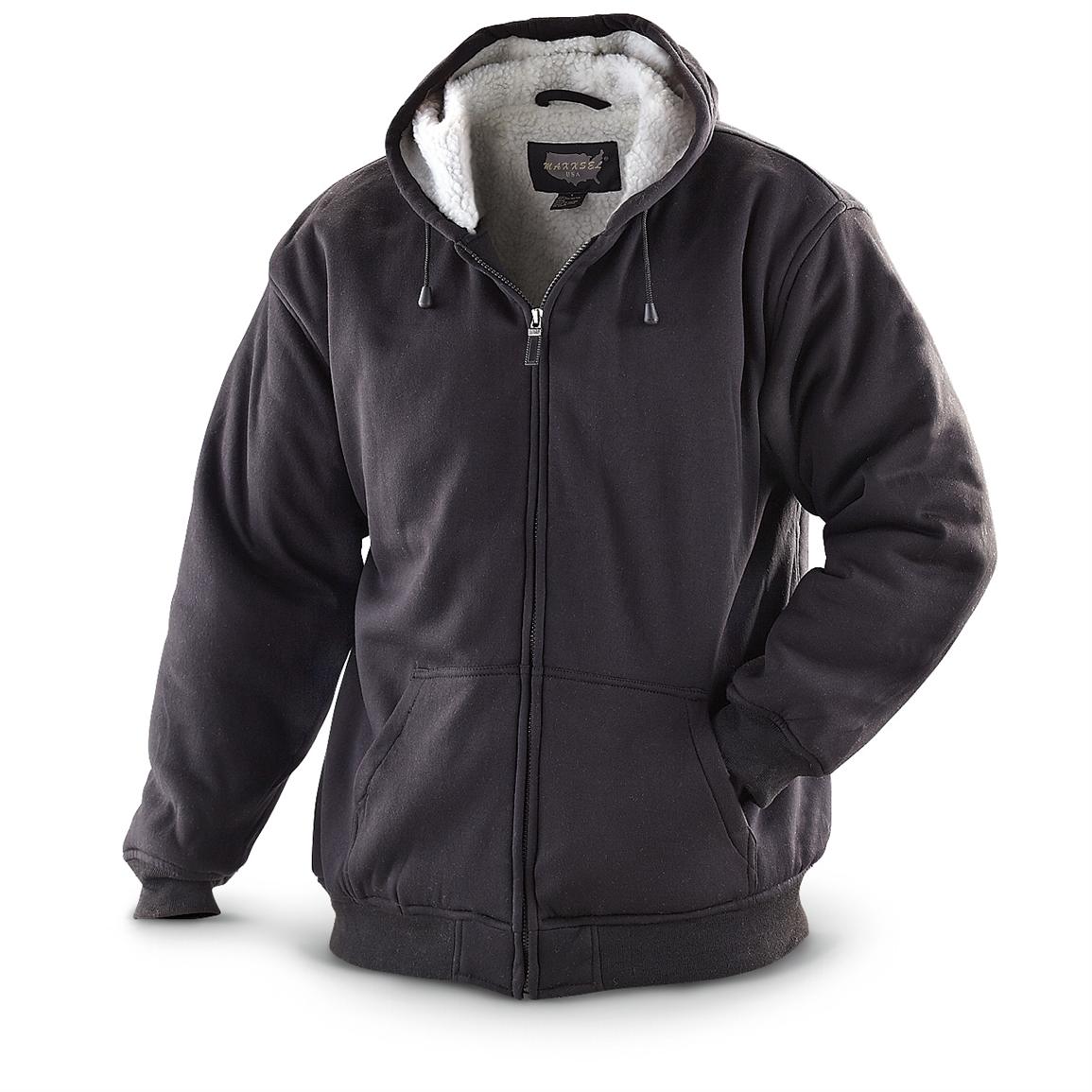 Maxsell® Hooded Fleece Jacket - 207553, Sweatshirts & Hoodies at ...