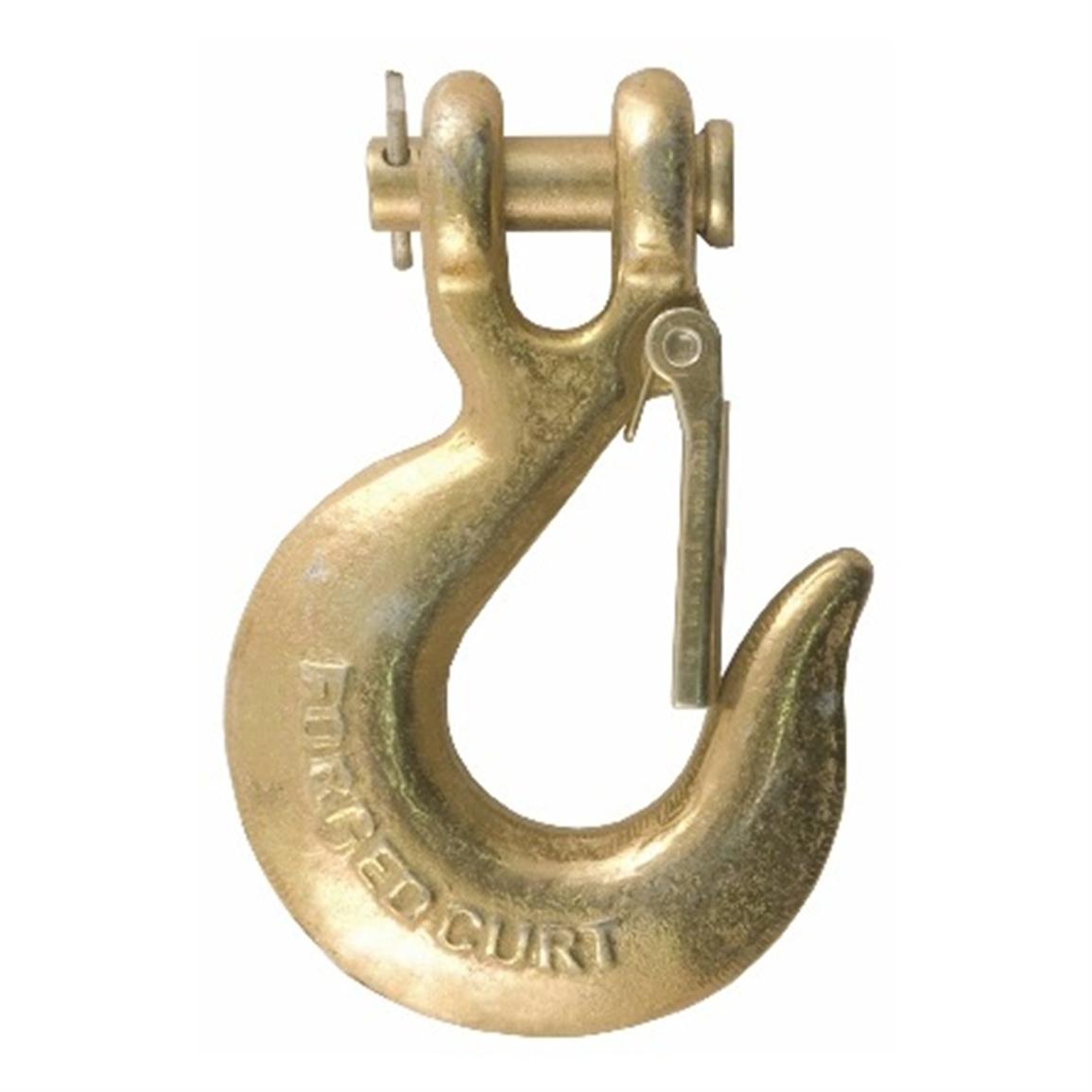 STARVAST 4 Pack Clevis Slip Hook With Safety Latch, 3/8 Inch