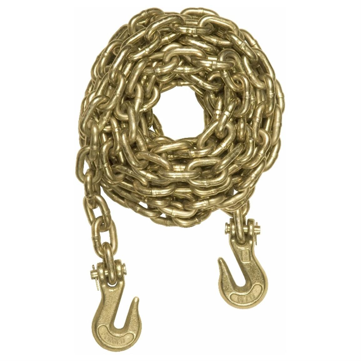 Curt MFG. 26,400 lb Transport Binder Safety Chain with Clevis Grab ...