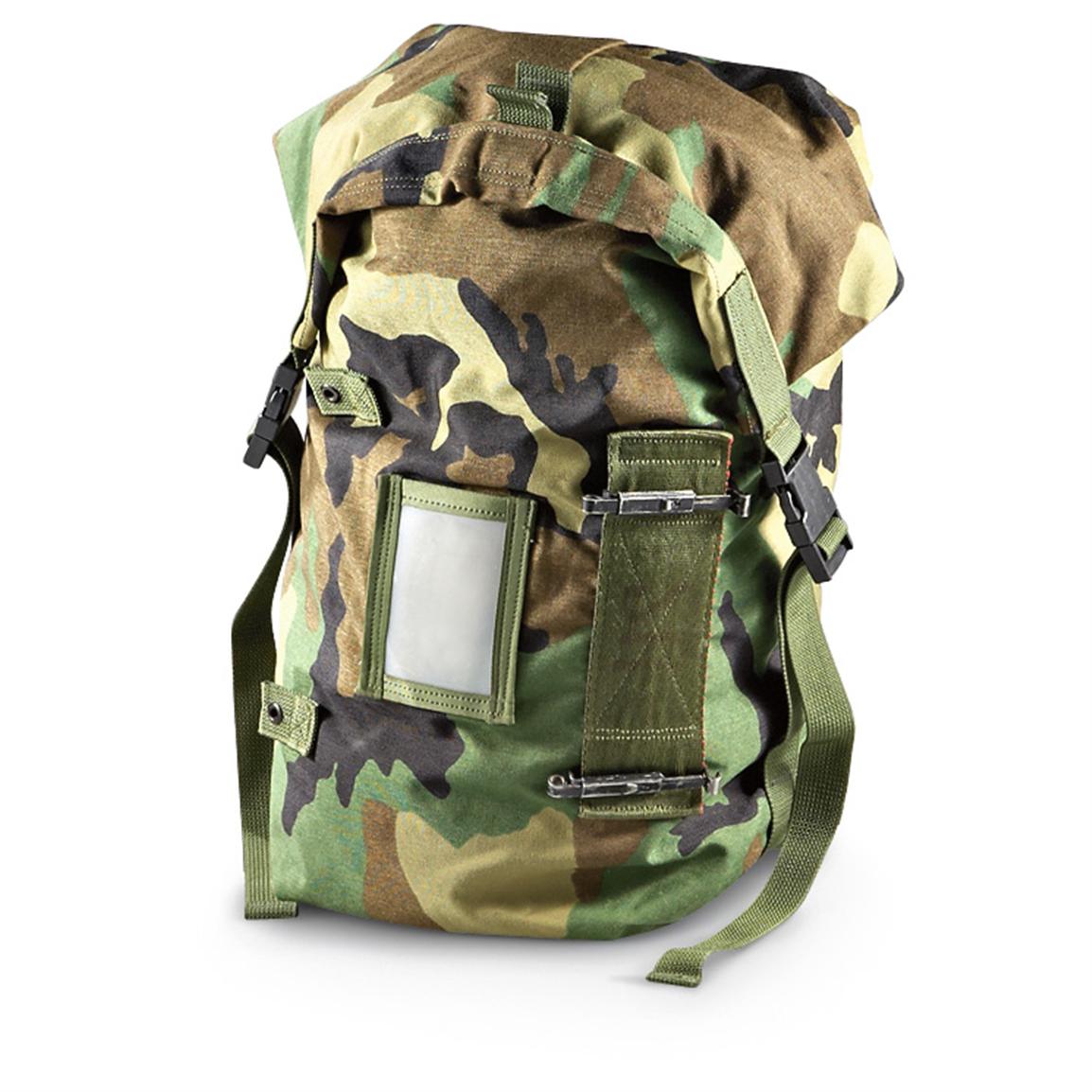 Used U.S. Military Chemical Protection Bag, Woodland Camo 207669, Equipment Bags at Sportsman