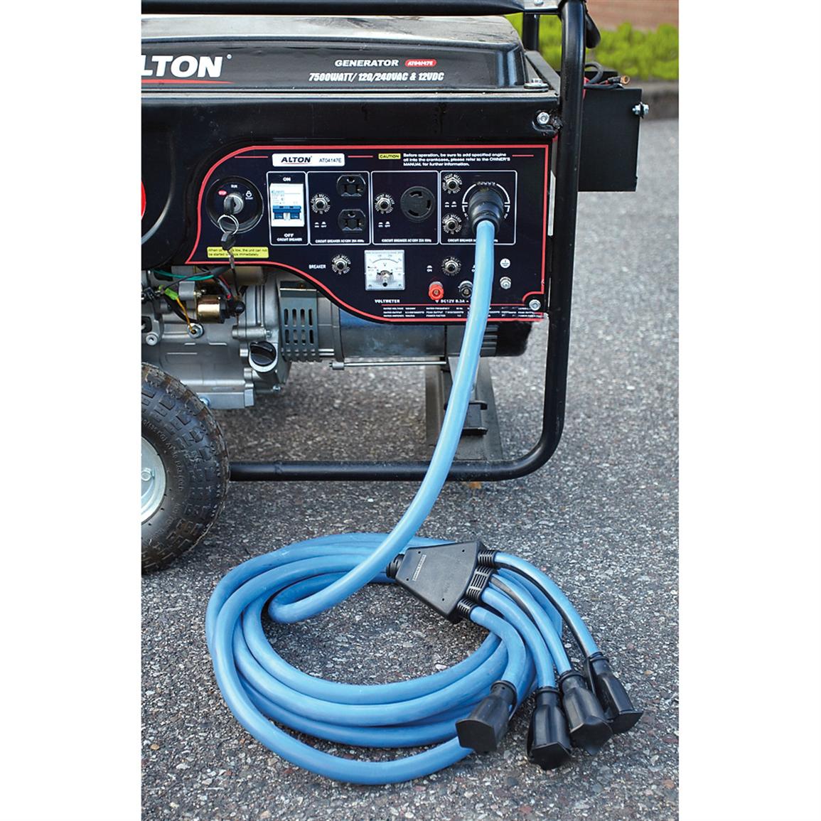 Briggs & Stratton® Multi outlet Generator Cord 207675, Generator