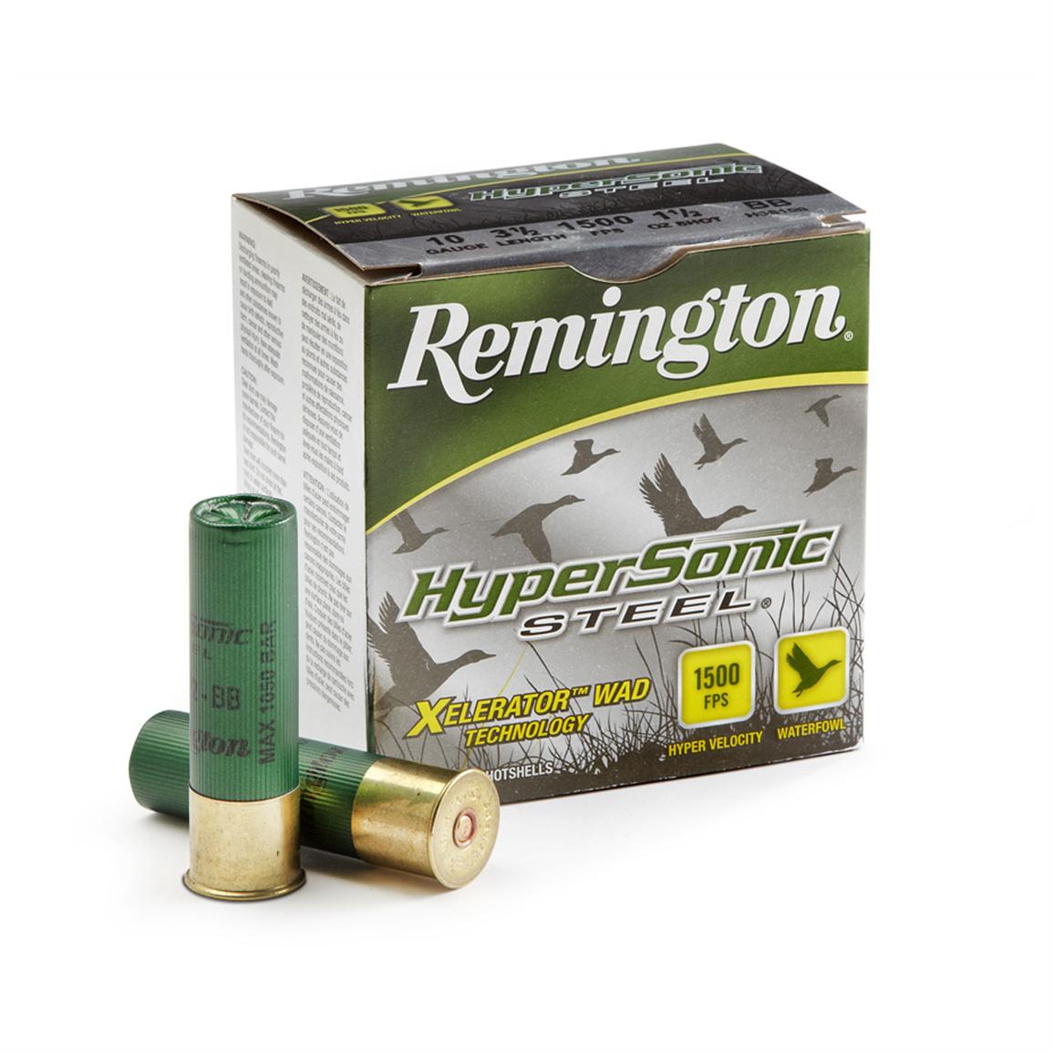 Remington® HyperSonic Steel 10 Gauge 3 1/2" BB Shot 1/12 oz. Shot Shells, 25 rounds