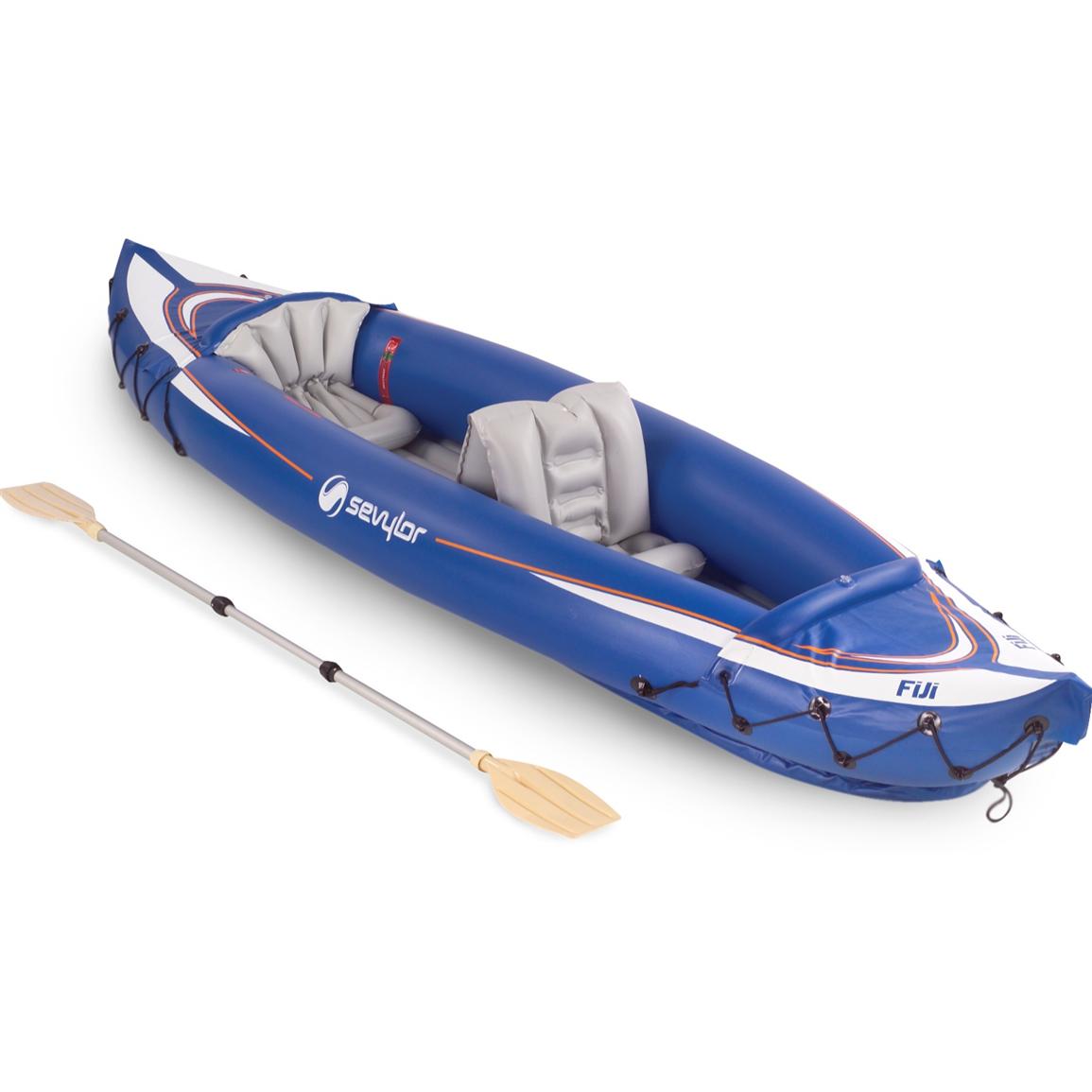 Sevylor® Fiji™ Travel Pack Kayak - 208190, Canoes &amp; Kayaks 