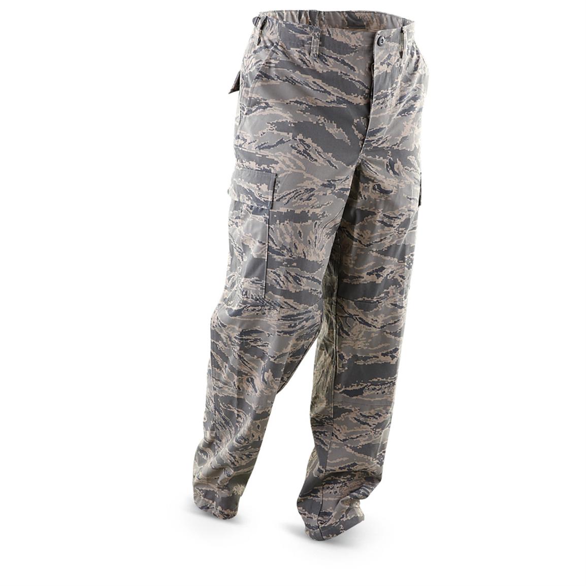 New U.S. Military Surplus BDU Pants, ABU Camo - 208664, Tactical ...