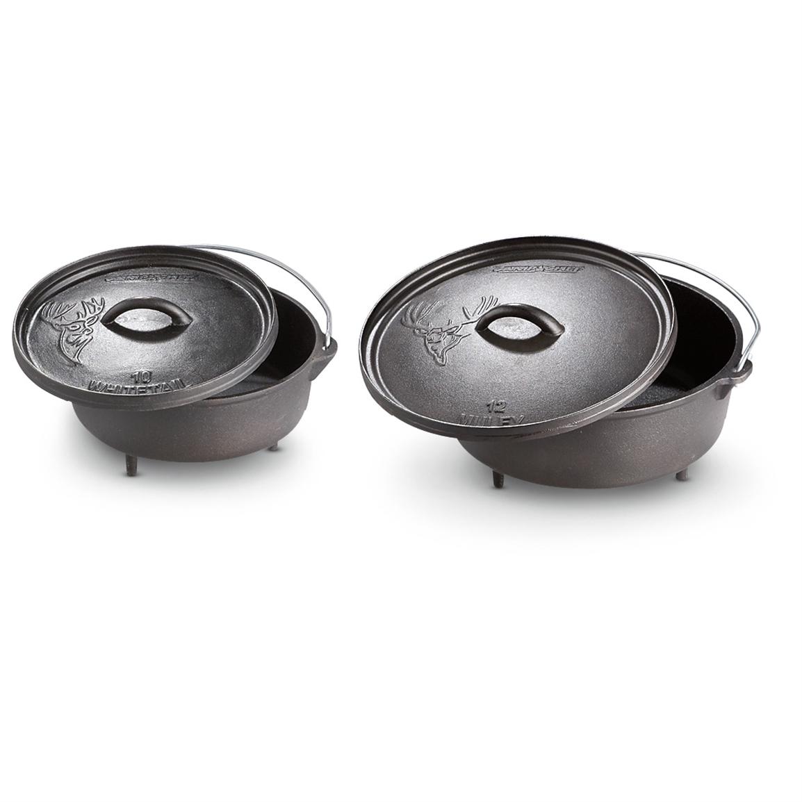 Camp Chef® 4 qt. Cast Iron Whitetail Dutch Oven 208780, Cast Iron