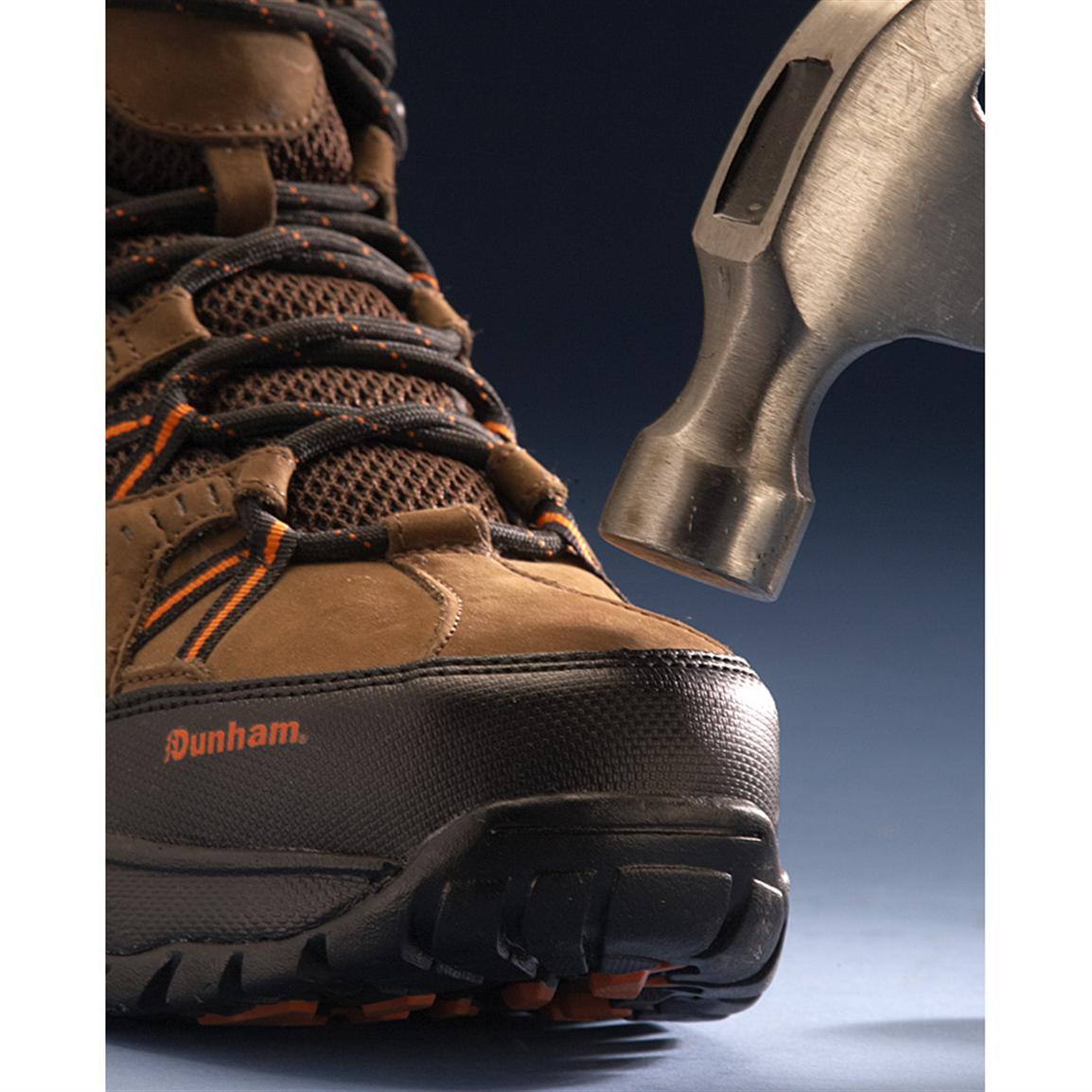 Men's Dunham® Polaris Steel Toe Hikers, Brown 208936, Hiking Boots