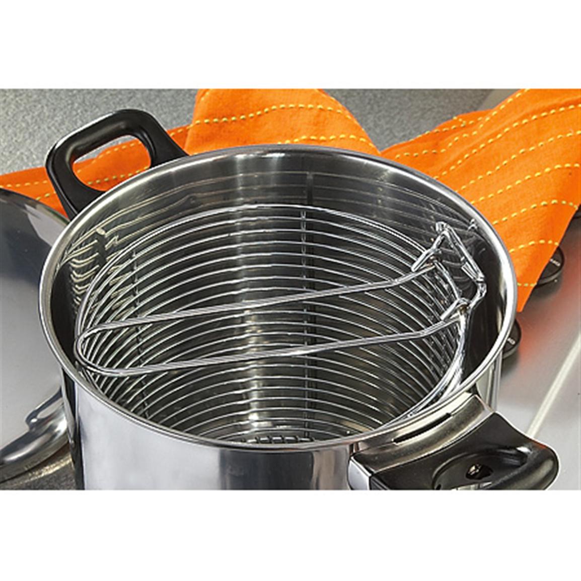 6 qt. Stainless Steel Stovetop Deep Fryer 208941, Cookware at