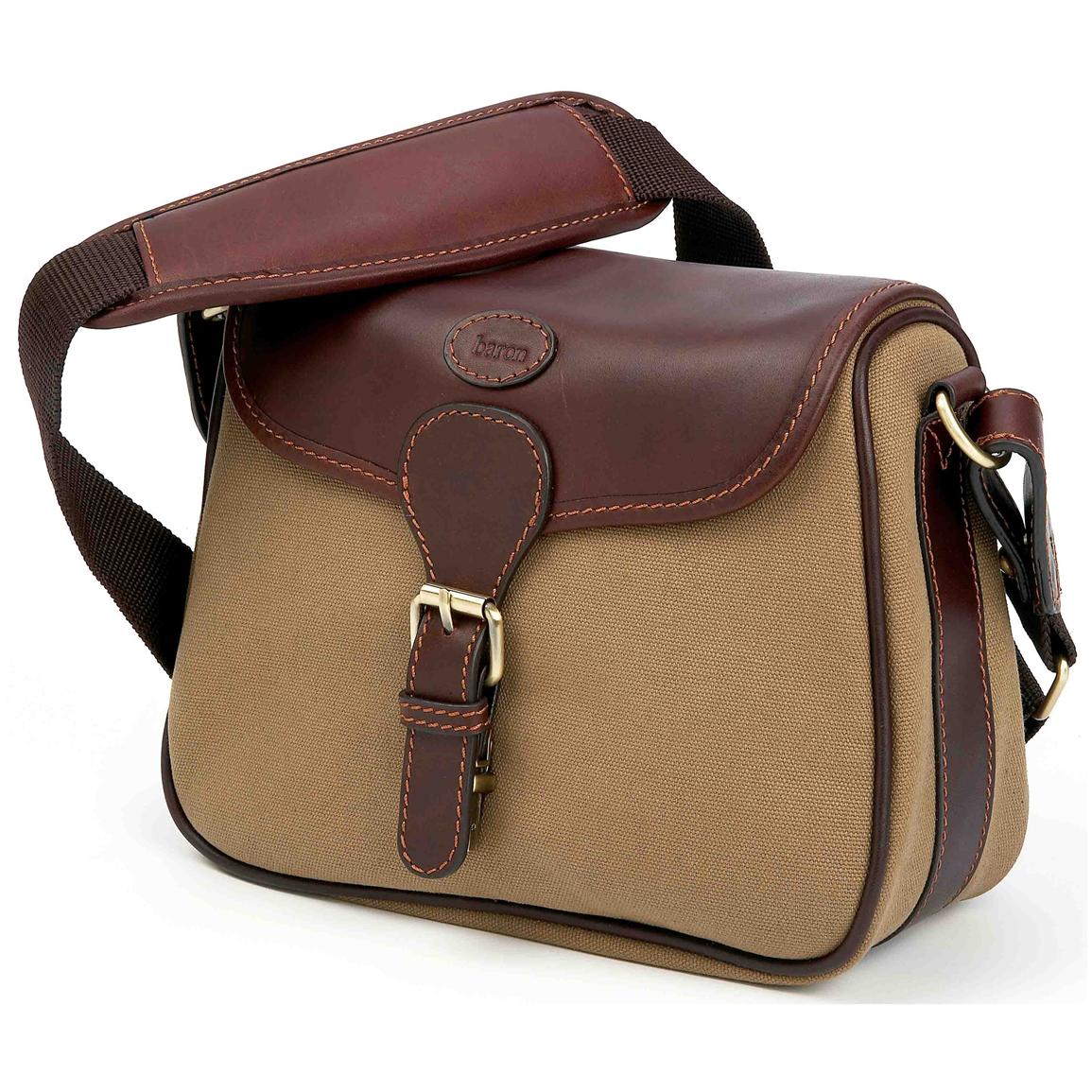 Baron Country® Canvas & Leather Cartridge Bag - 209107, at Sportsman&#39;s Guide