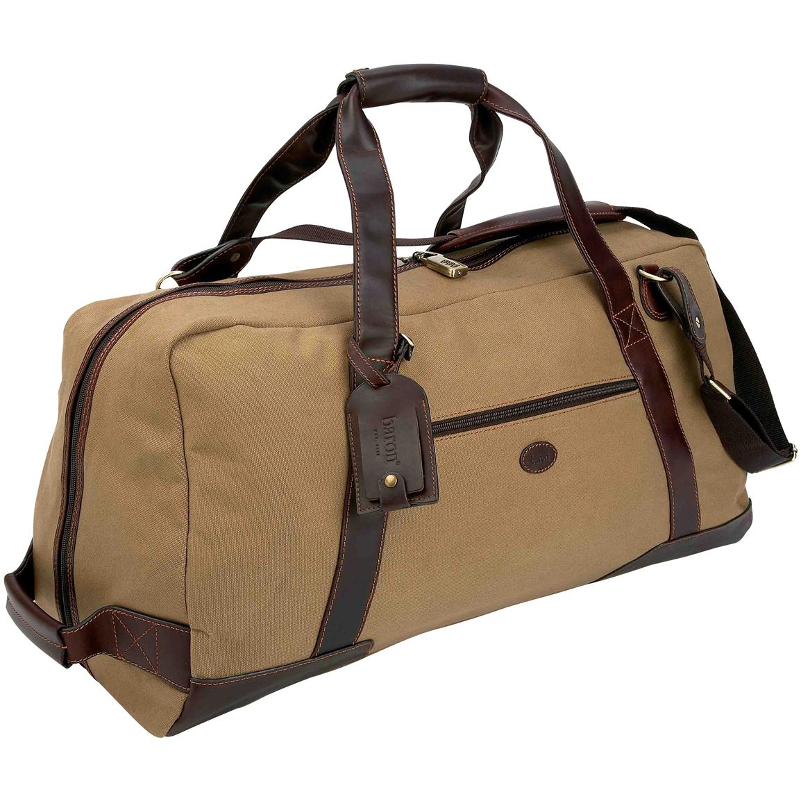 Baron Country® Large Canvas & Leather Duffel Bag - 209109, Gear ...