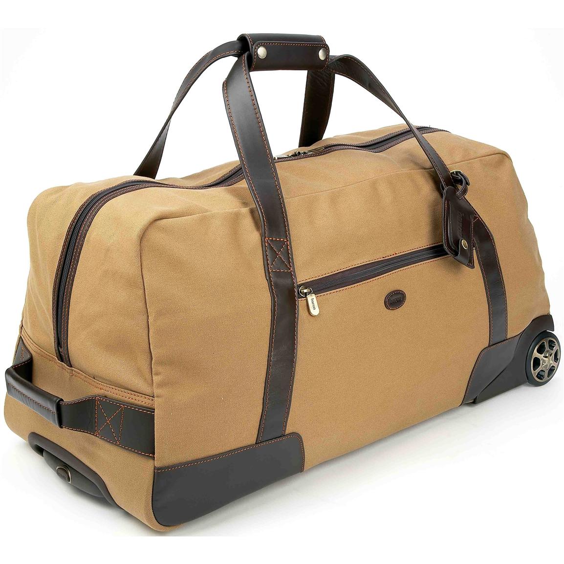 Leather Duffle Bag With Wheels | Paul Smith