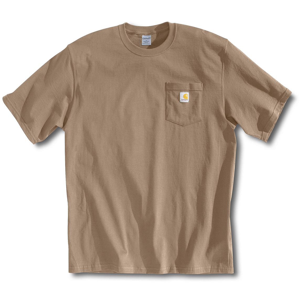 Carhartt Men's Workwear Short-Sleeve Pocket T-Shirt, Slight Irregulars ...