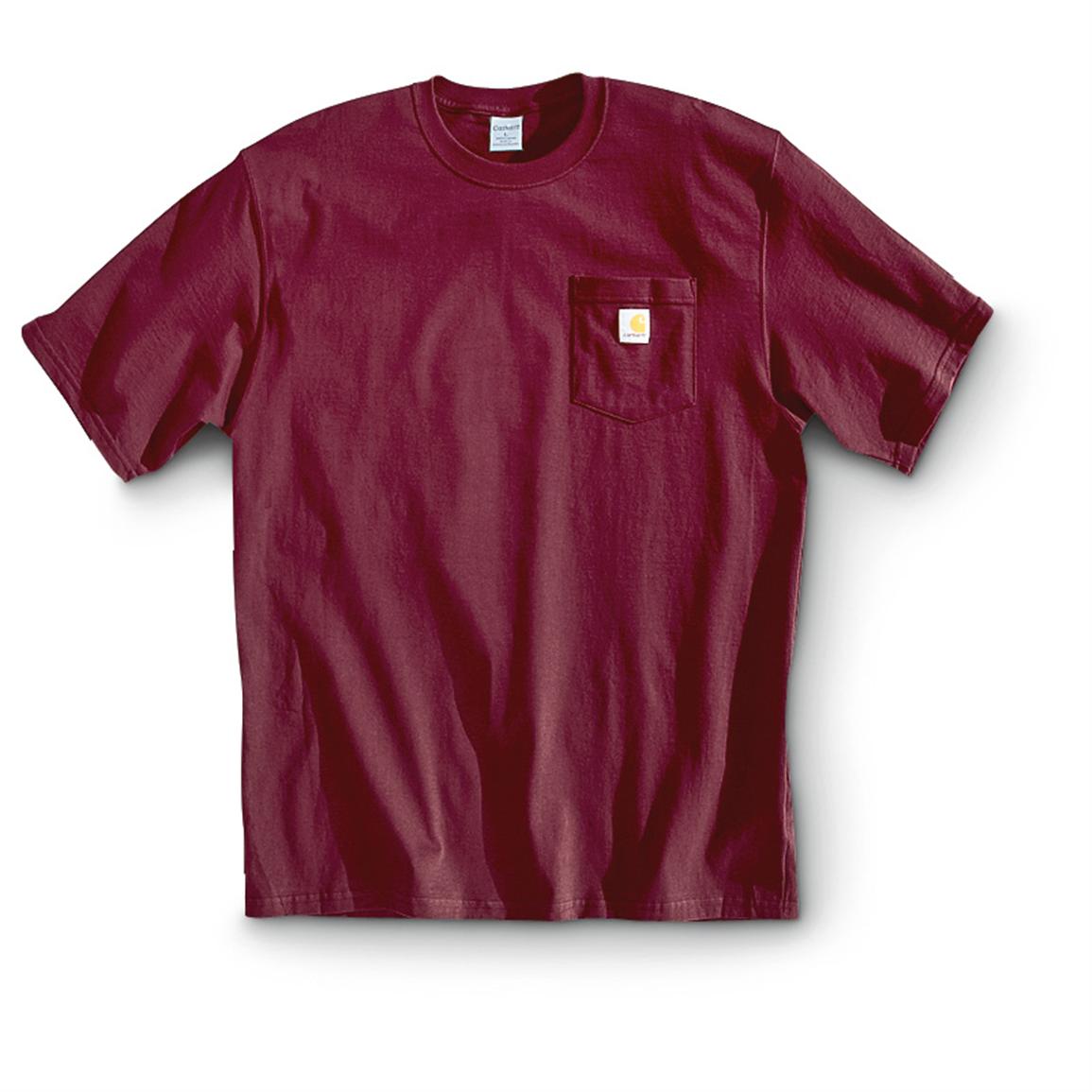 Carhartt Men's Workwear Short-Sleeve Pocket T-Shirt, Slight Irregulars ...