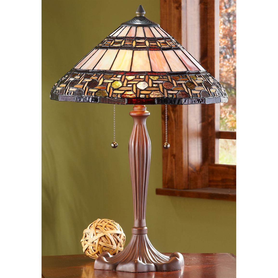Tiffany - style Table Lamp - 209362, Lighting at Sportsman's Guide