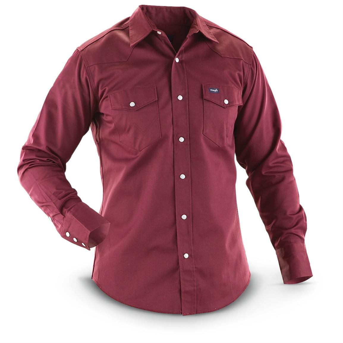 Wrangler® Long - sleeved Western Shirt 
