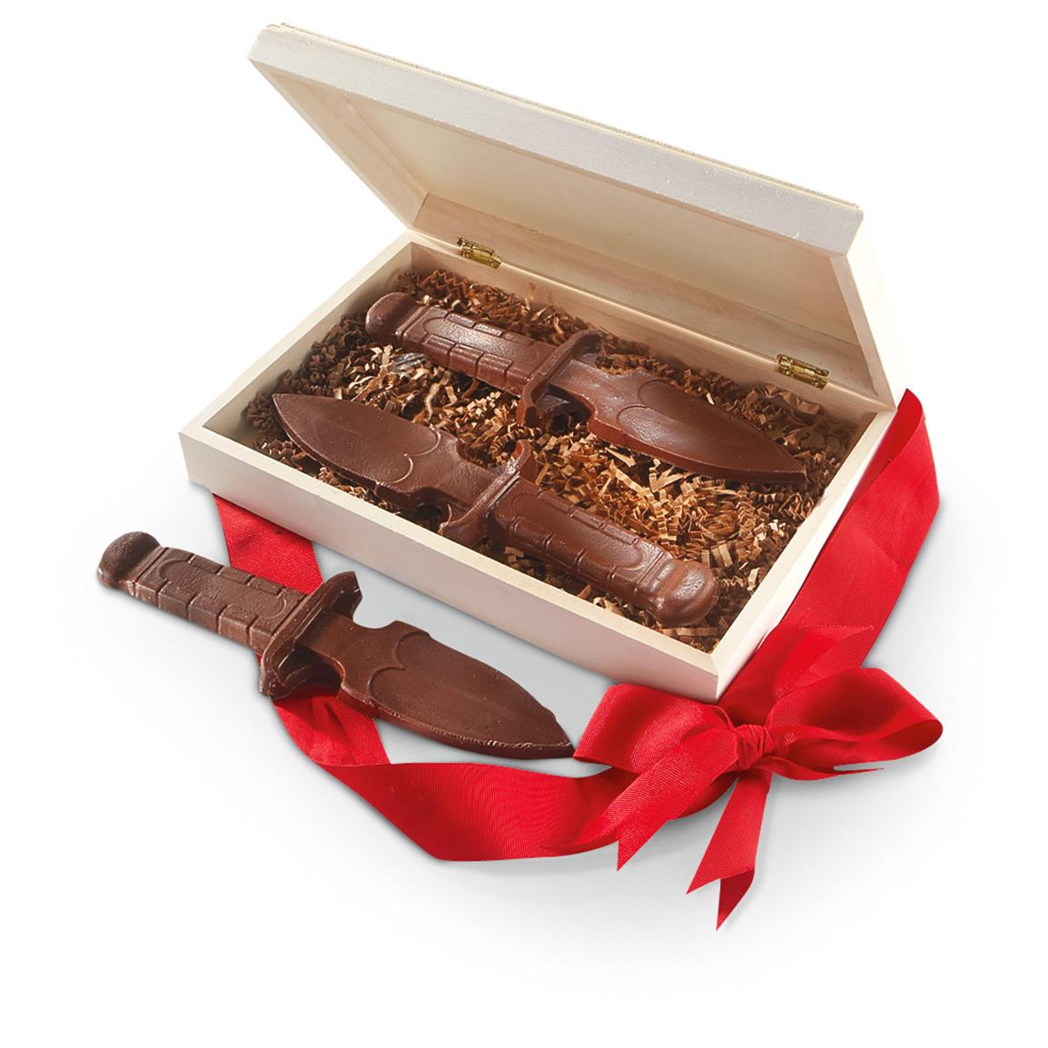 3 Chocolate Knives in Gift Box - 209453, Food Gifts at ...
