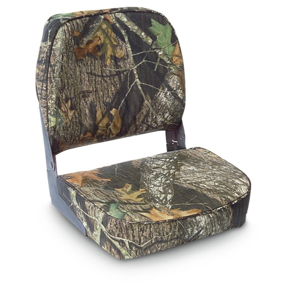 Low - back Camo Boat Seat - 209461, Fold Down Seats at Sportsmans Guide