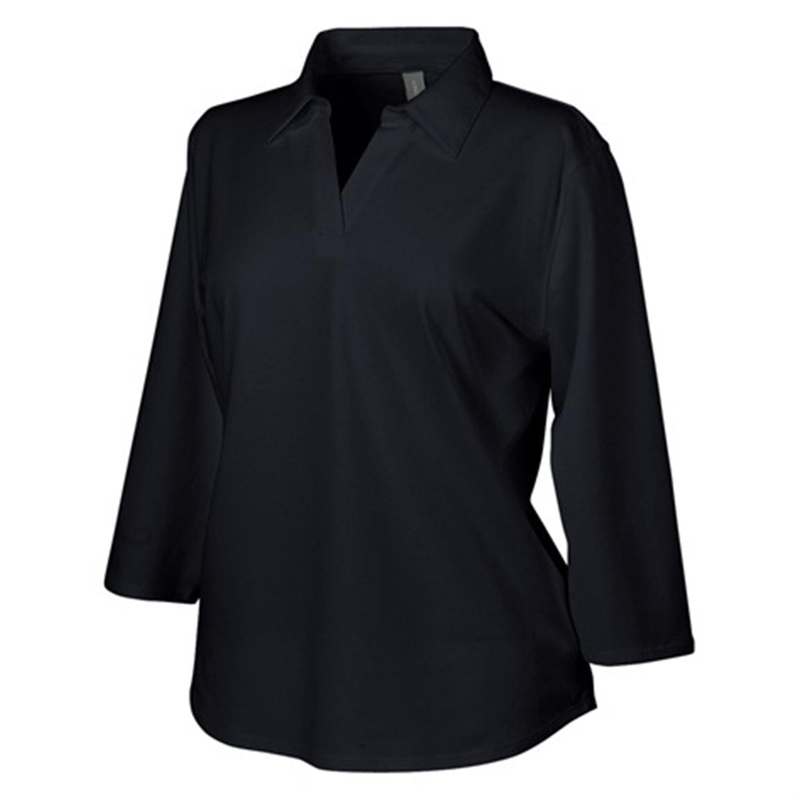 Women's 3/4 - sleeve Stretch Polo from Jockey® - 209657, Shirts & Tops ...