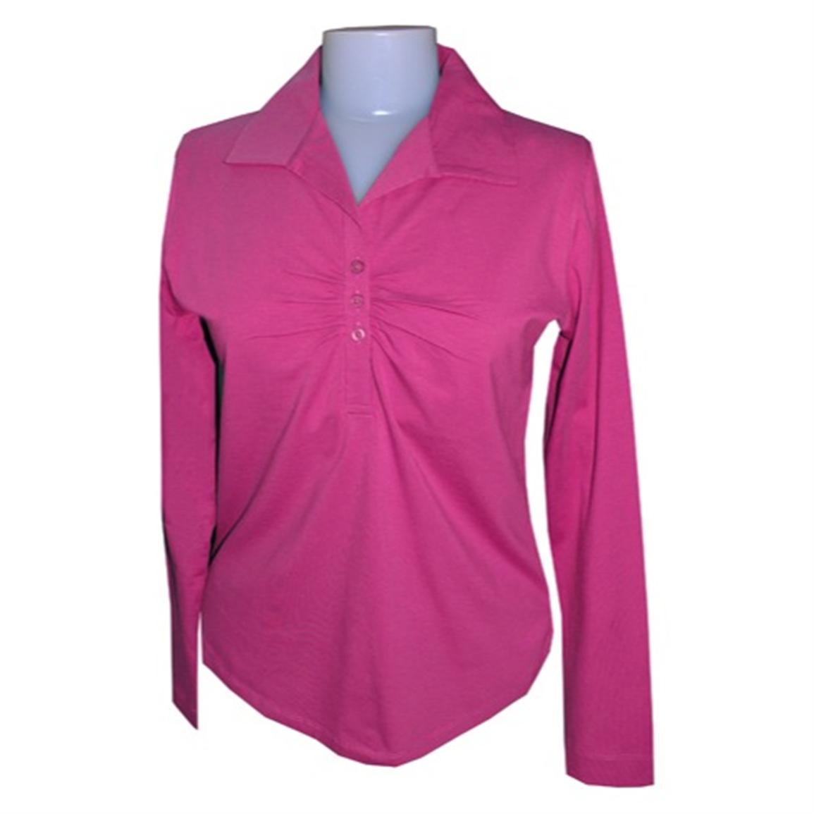 Women's Pima Stretch Jersey - knit Long - sleeve Top from Jockey ...