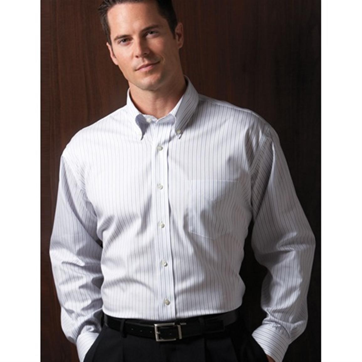 Executive Pinpoint Oxford Freedom Shirt from Forsyth®, Button-down ...