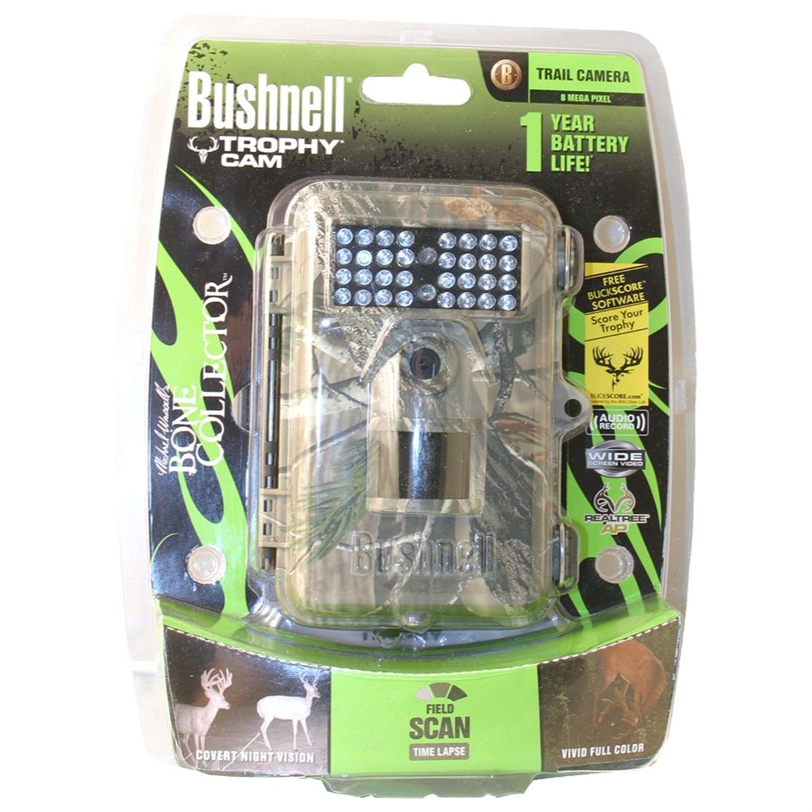Bushnell Trophy Game Camera With Black And White LCD Display Camo 