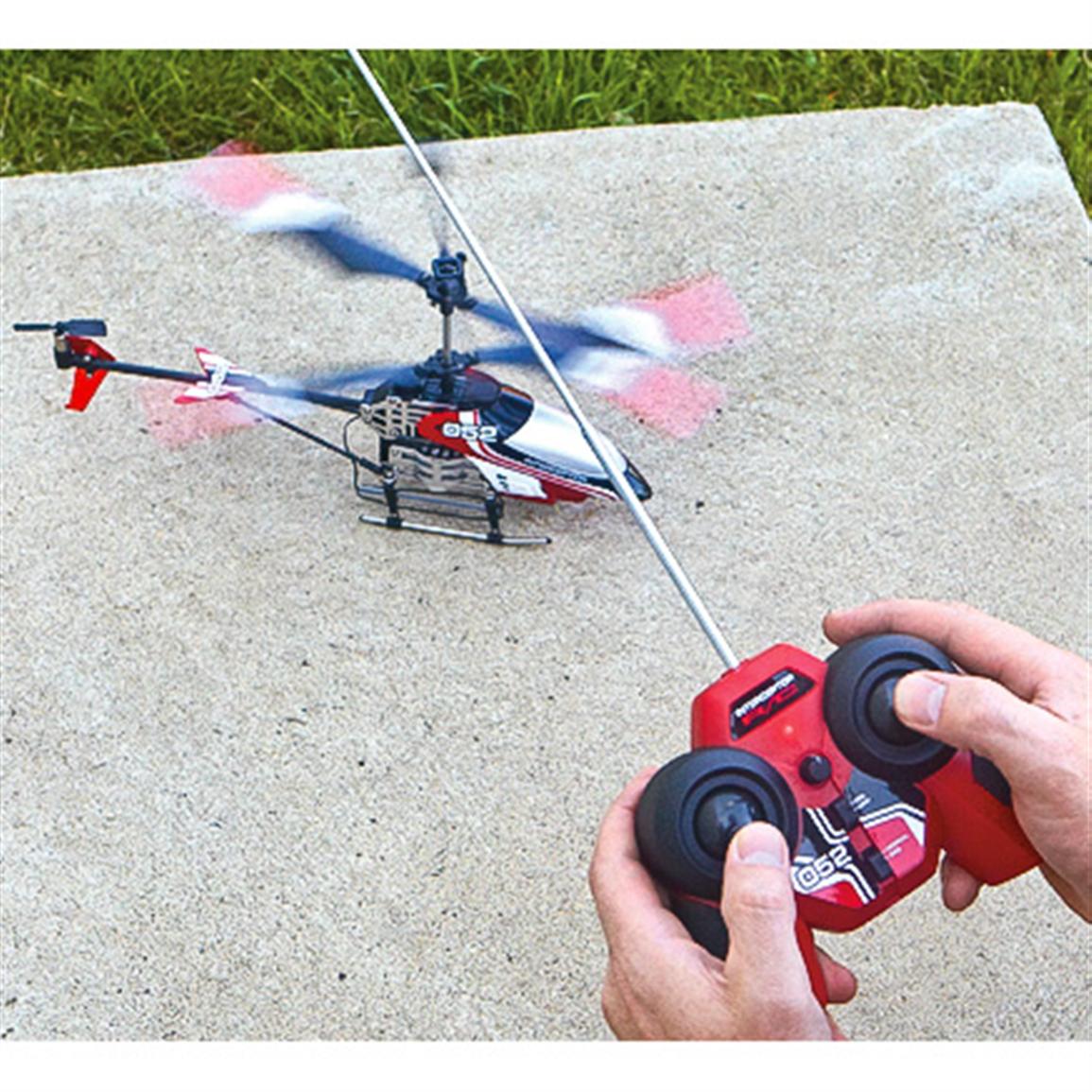 Remote - Controlled Indoor   Outdoor Interceptor Helicopter - 210241 