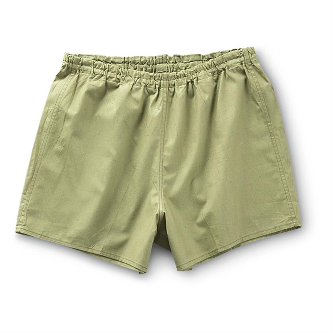10 New Men's Czech Military Surplus Underwear, Brown - 211282 ...