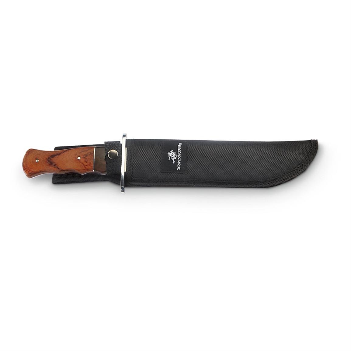 Winchester® Limited edition Bowie Knife with Tin 211334, Fixed