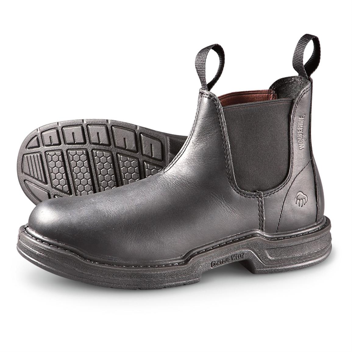 wolverine raider boots black