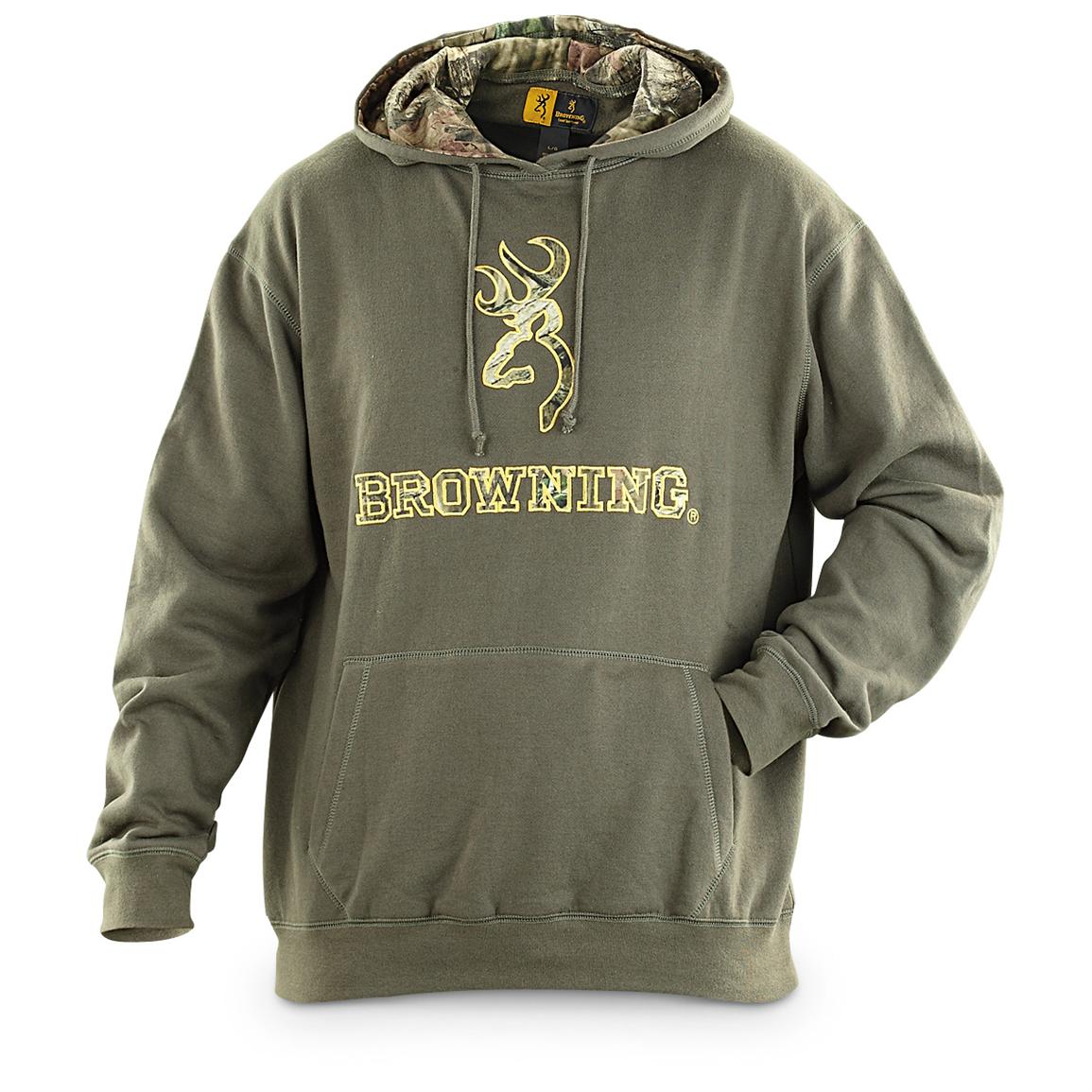 Browning® Embroidered Hoodie - 211762, Sweatshirts & Hoodies at ...