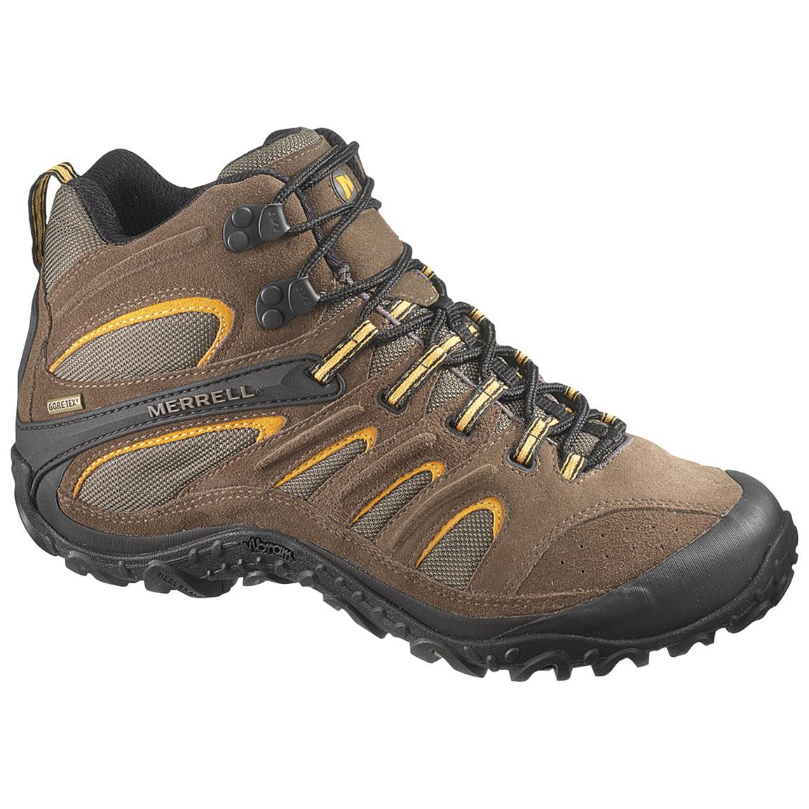 Merrell® Chameleon4 Mid Ventilator GORE - TEX® Trail Shoes - 211795 ...