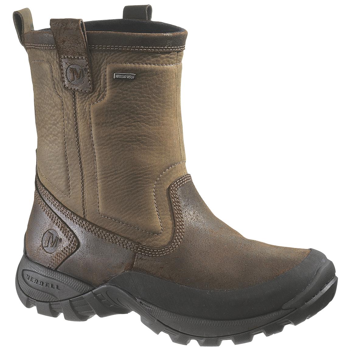 Merrell® Bergenz Waterproof Boots - 211895, Winter & Snow Boots at ...