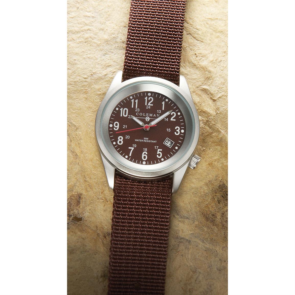 Coleman Field Watch, Brown 212082, Watches at Sportsman