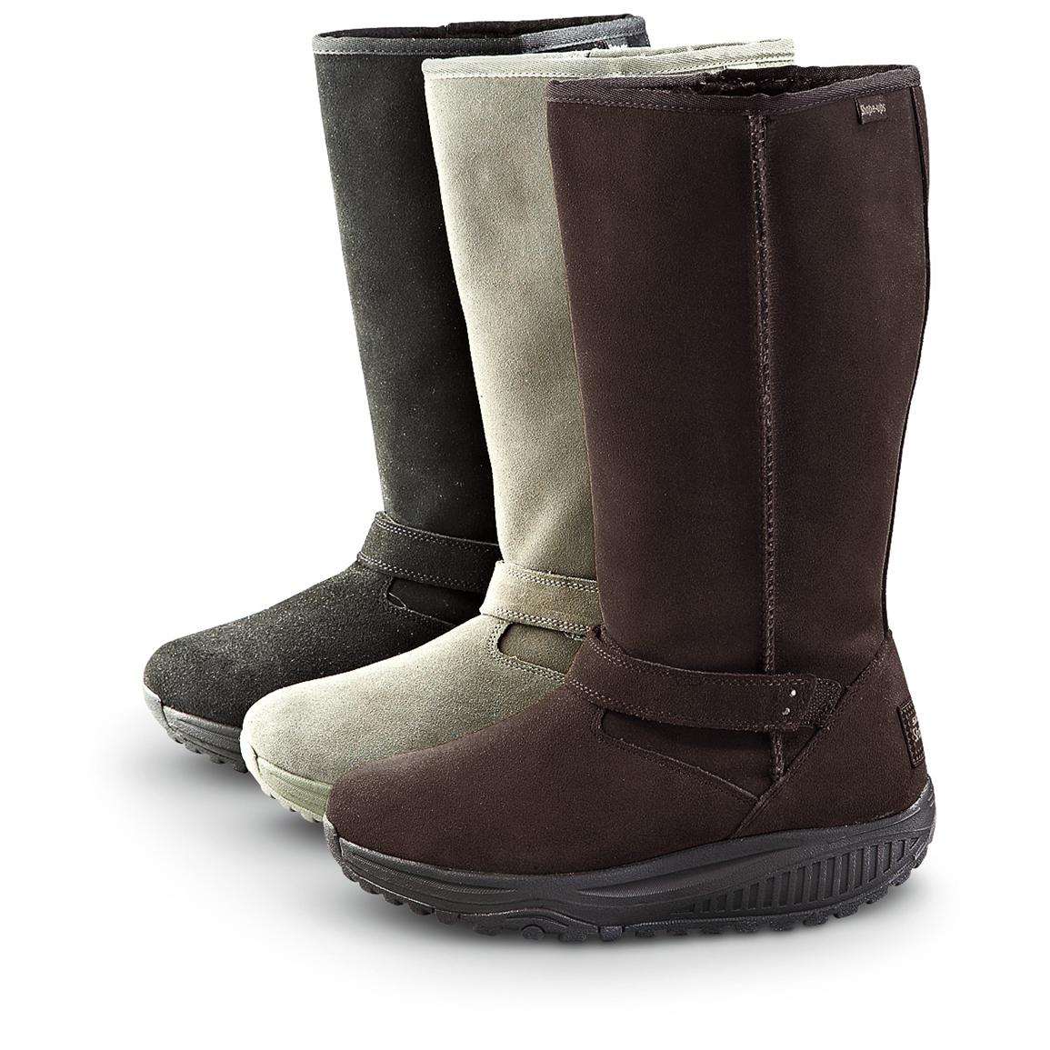 skechers fur lined boots womens