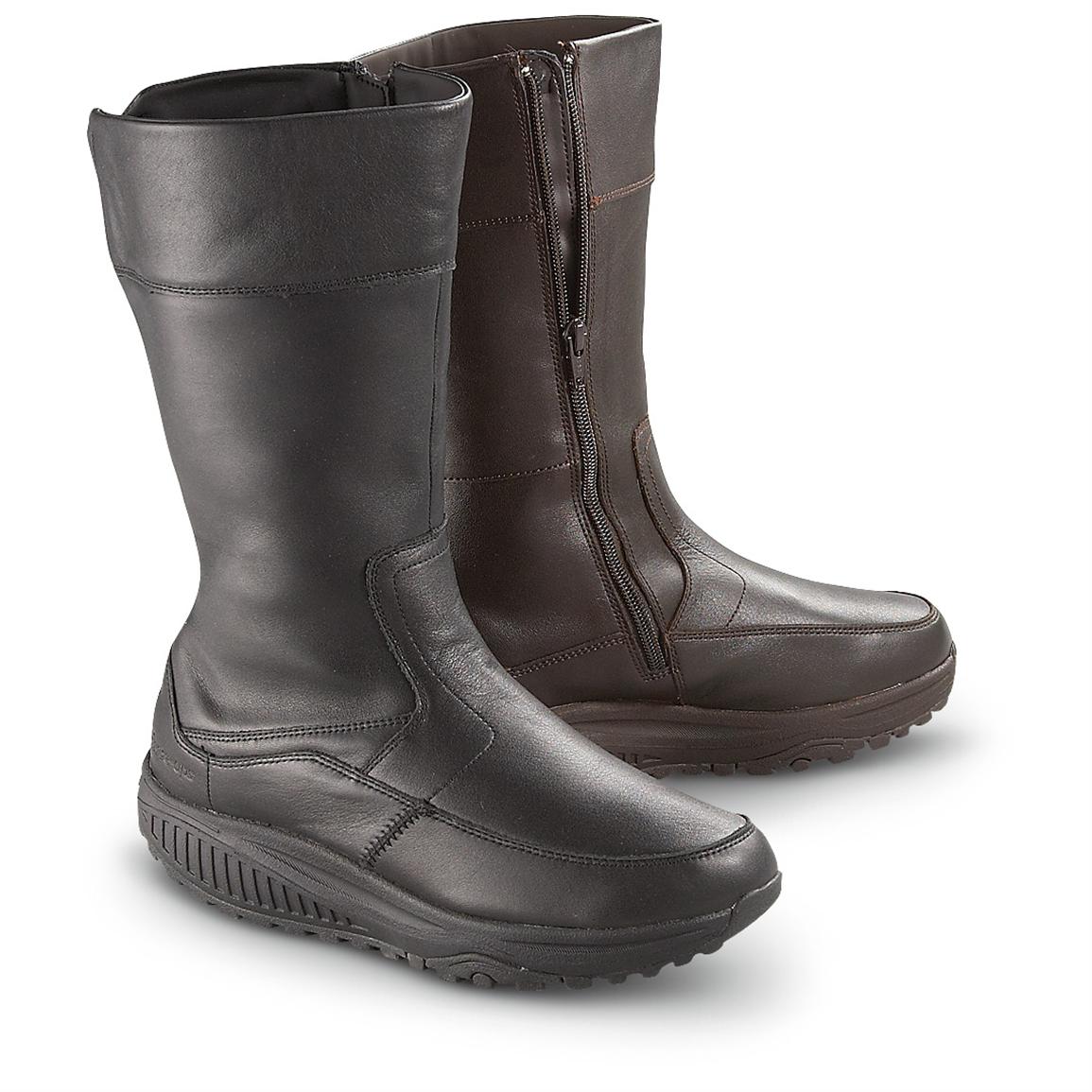 Women&#39;s Skechers® Shape - ups® Freestyle Side - zip Boots - 212087, Winter & Snow Boots at ...