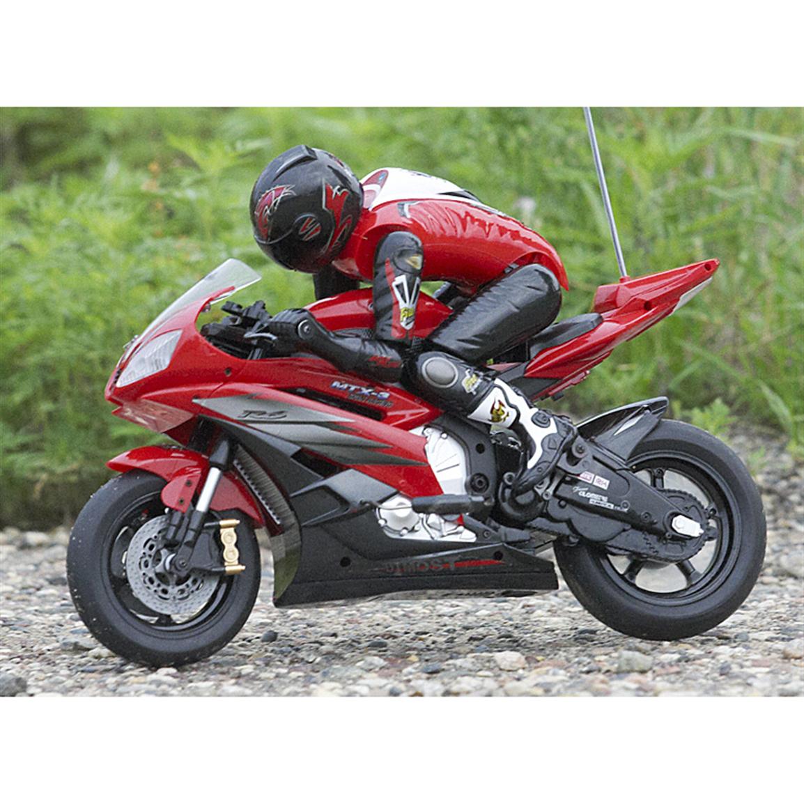 Radio - controlled Motorcycle - 212117, Remote Control Toys at Sportsman's Guide