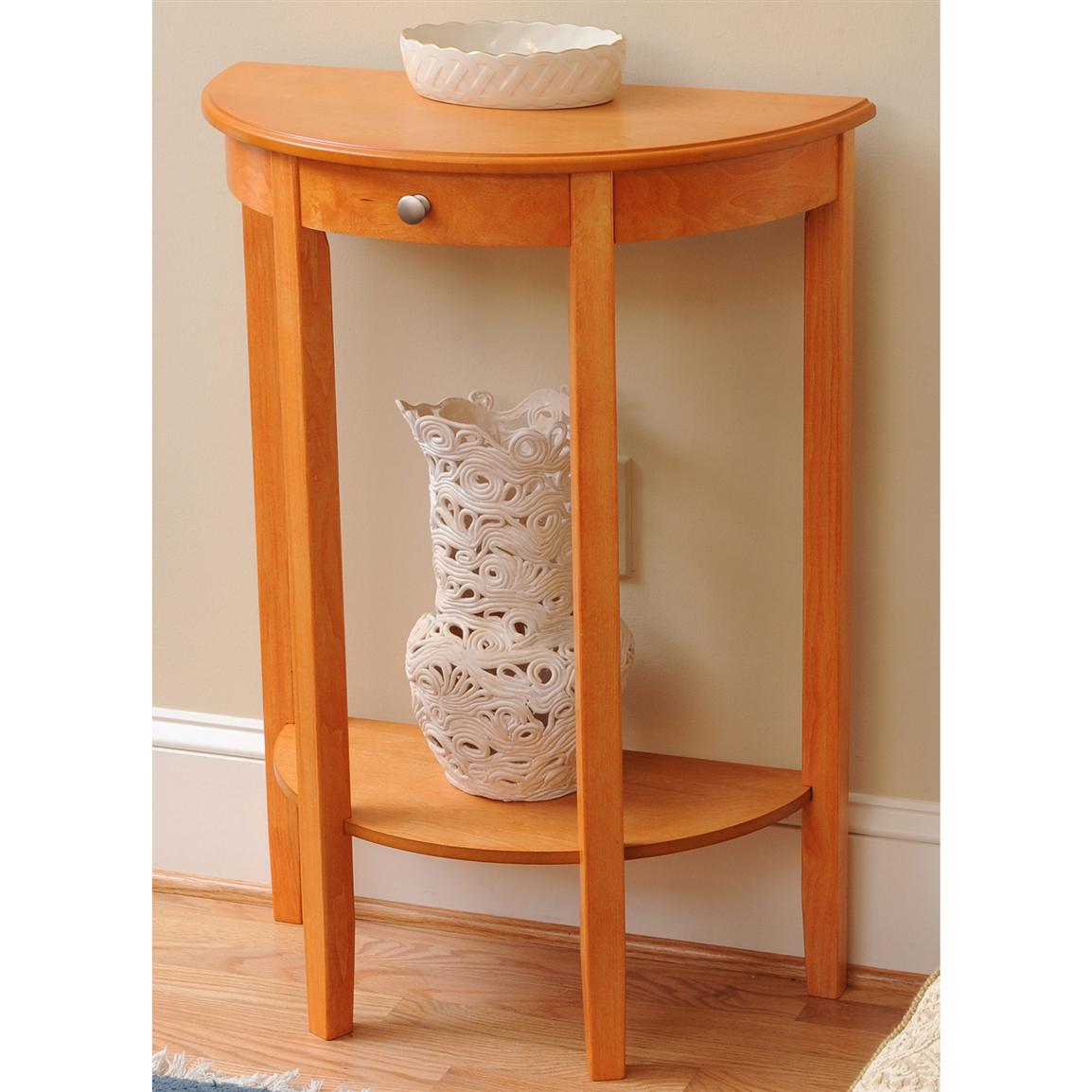 Lion Sports Bay Shore Collection Half Moon Round Hall Table 212127 Lion Sports Bay Shore Collection Half Moon Round Hall Table 212127