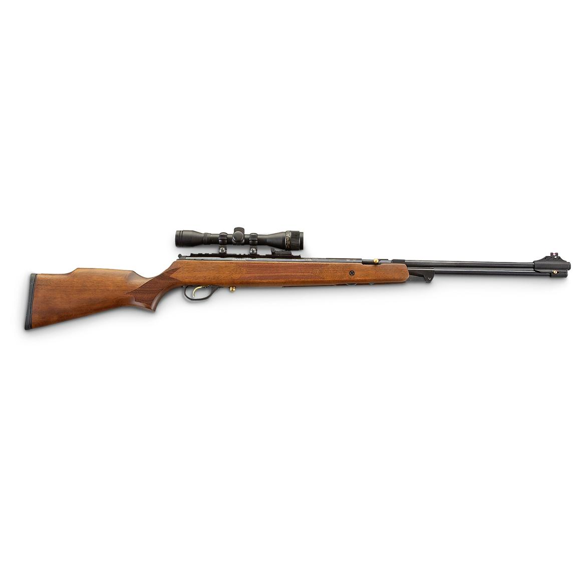 Winchester® 1100 XSU Air Rifle  Cut checkering on stock  Integrated scope mount accepts 11 mm or Weaver® style