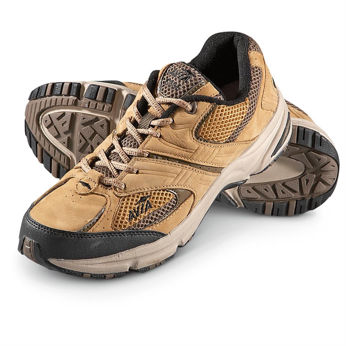 Men's AVIA® Walking Shoes, Taupe / Dark Brown - 212658, Running Shoes ...