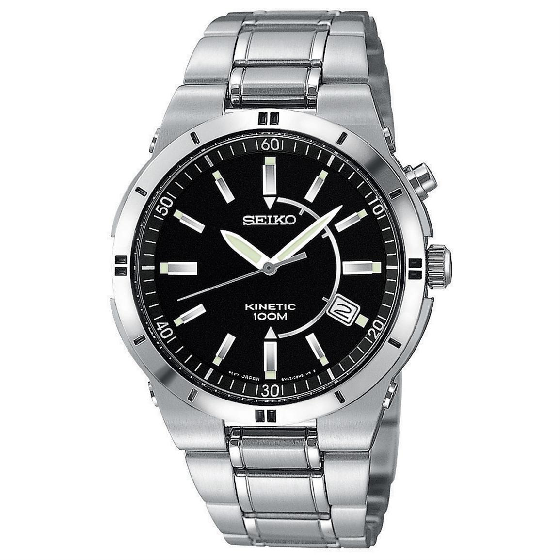 Men's Seiko® SKA347 Kinetic Watch - 213073, Watches at Sportsman's Guide