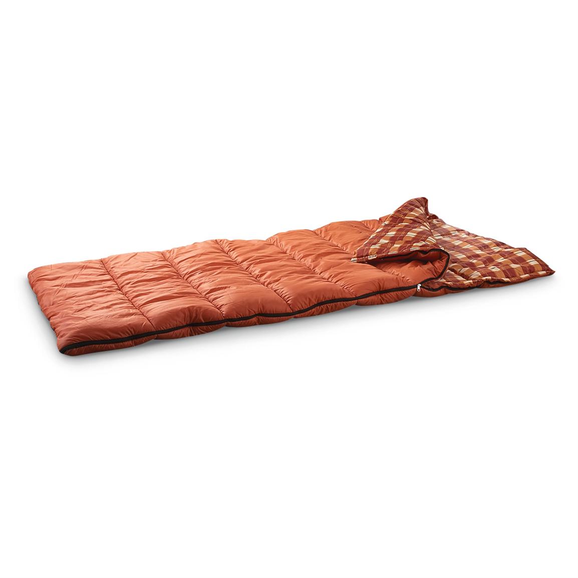 Twin Ridge® 5 lb. Sleeping Bag, Rust 213435, Rectangle Bags at