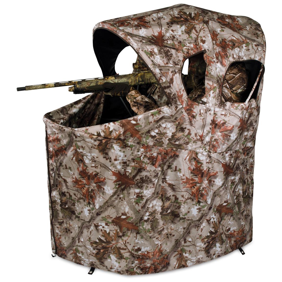 Ameristep Chair Blind Tangle 2 0 Camo 213447 Ground Blinds At Sportsman S Guide