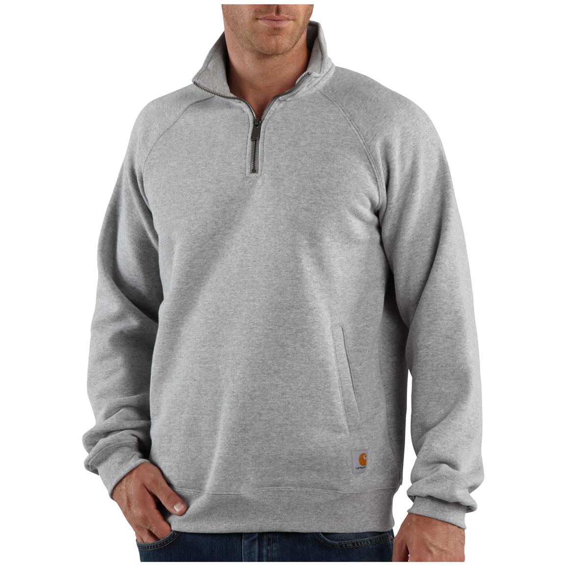 Carhartt® Midweight 1/4-zip Mock-neck Sweatshirt - 214145, Sweatshirts ...