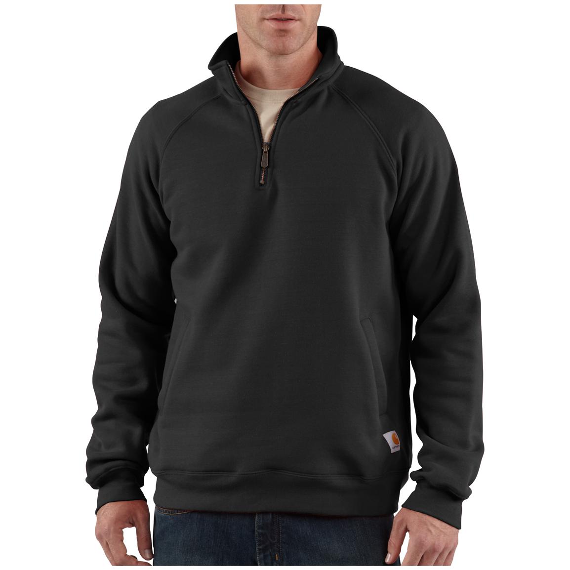 Carhartt® Midweight 1/4-zip Mock-neck Sweatshirt - 214145 ...