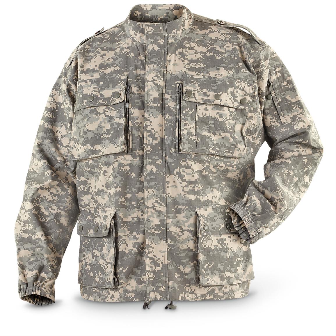 Military Mens Combat M65 Jacket Army Tactical Patrol Coat ACU Digital ...