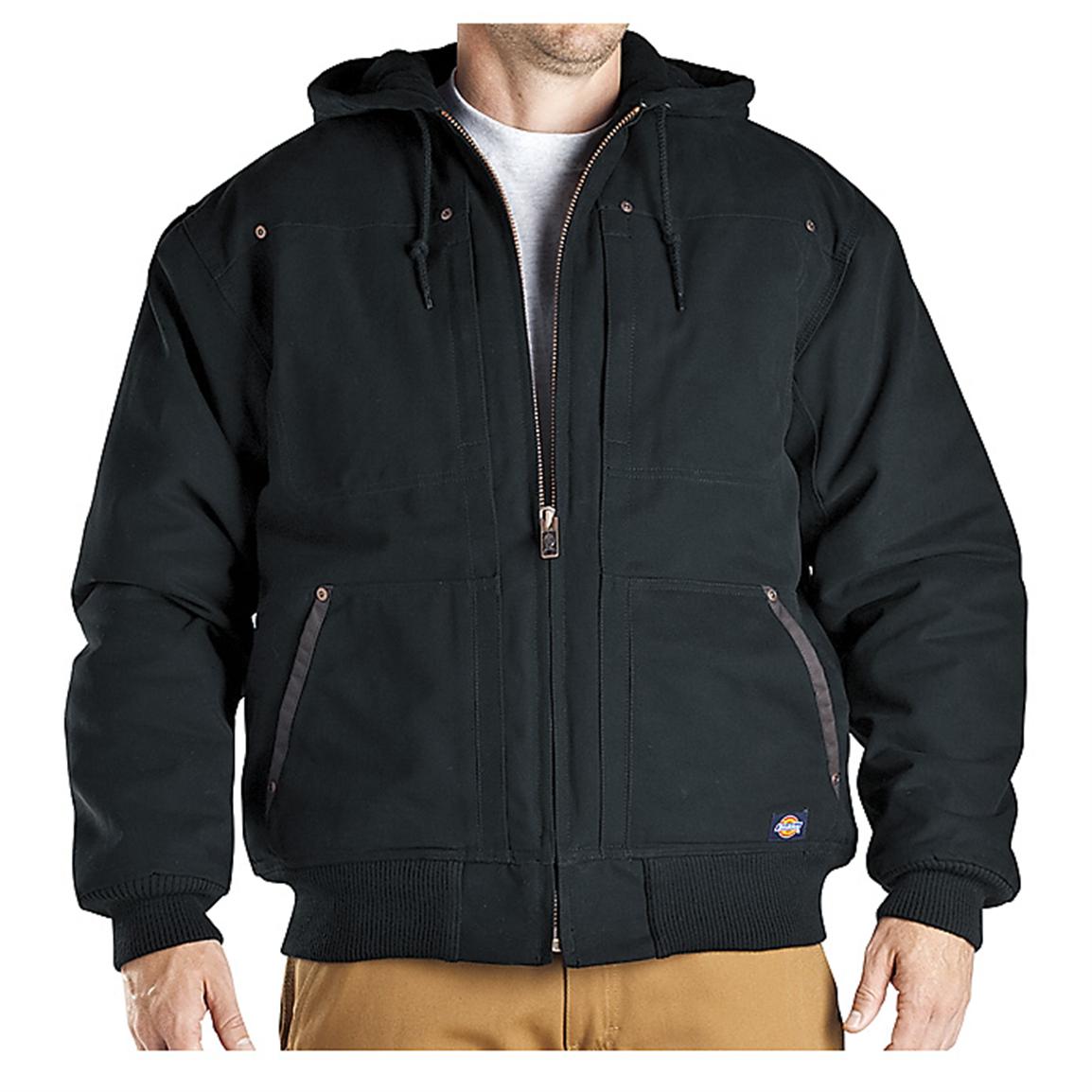 Regular Dickies® Hooded Duck Jacket - 215032, Insulated Jackets & Coats ...